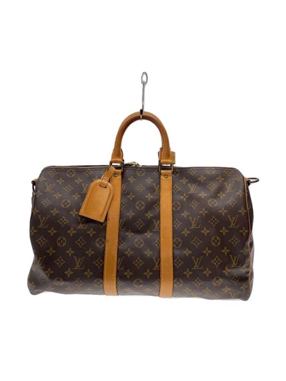 LOUIS VUITTON Keepall Bandouliere Monogram Canvas Brown